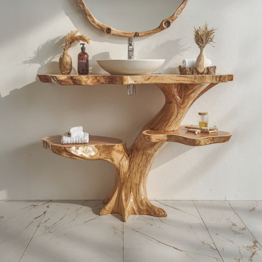 Handcrafted Floating Bathroom Vanity