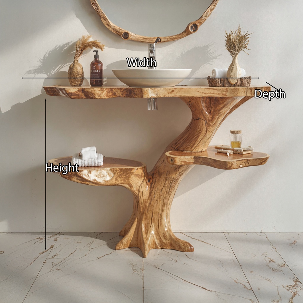 Handcrafted Floating Bathroom Vanity
