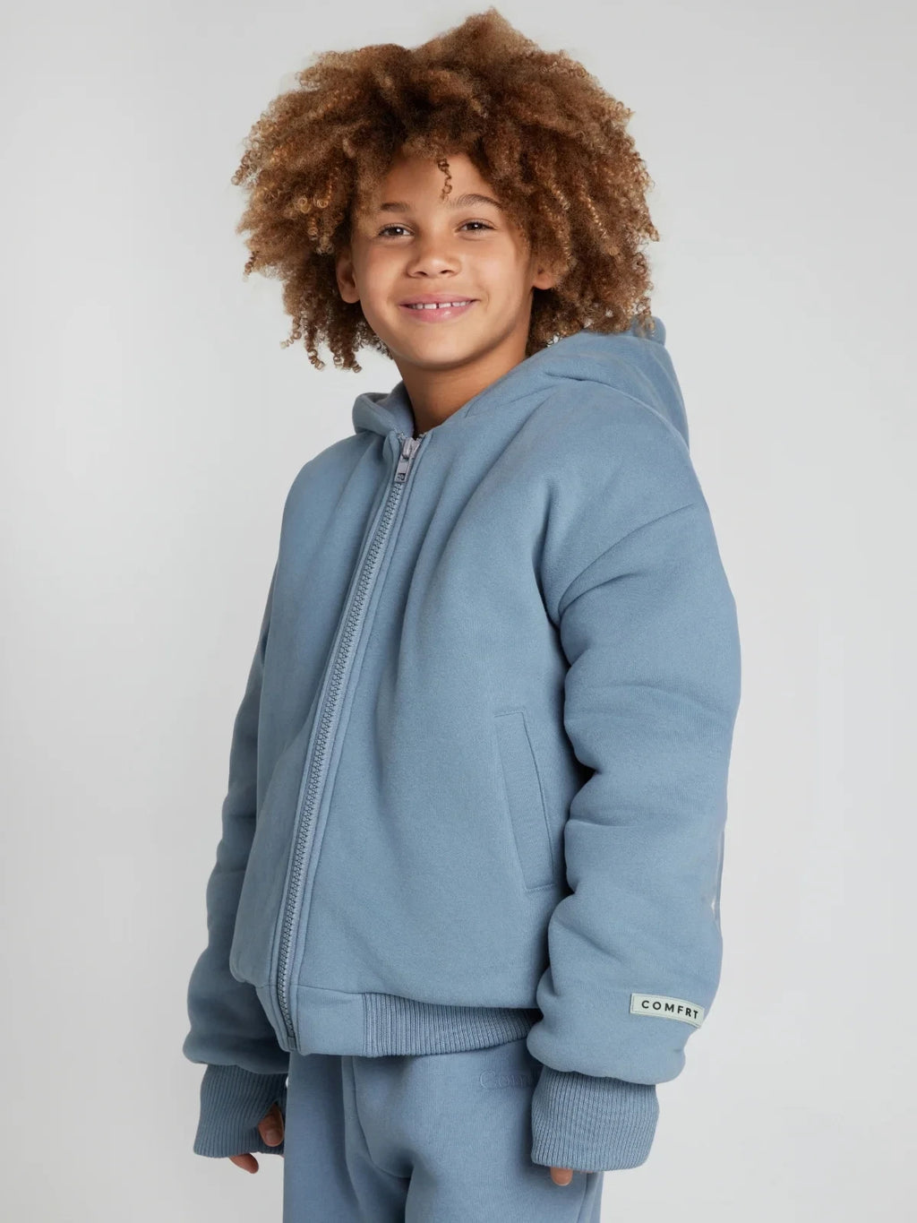 Kids Weighted Hoodie - Sky Blue