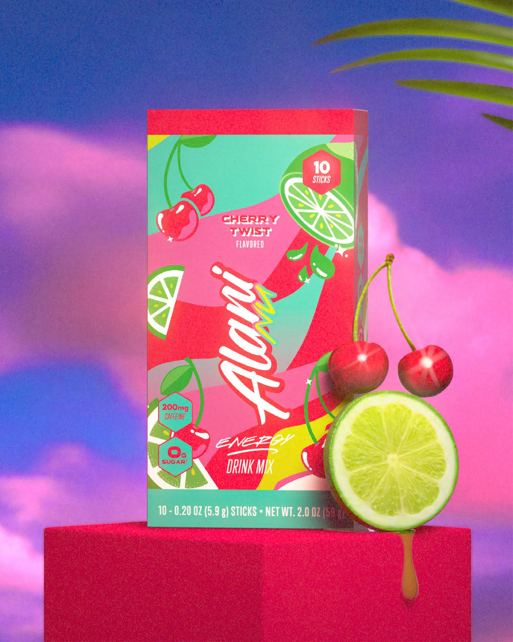 Energy Drink Mix Sticks - Cherry Twist