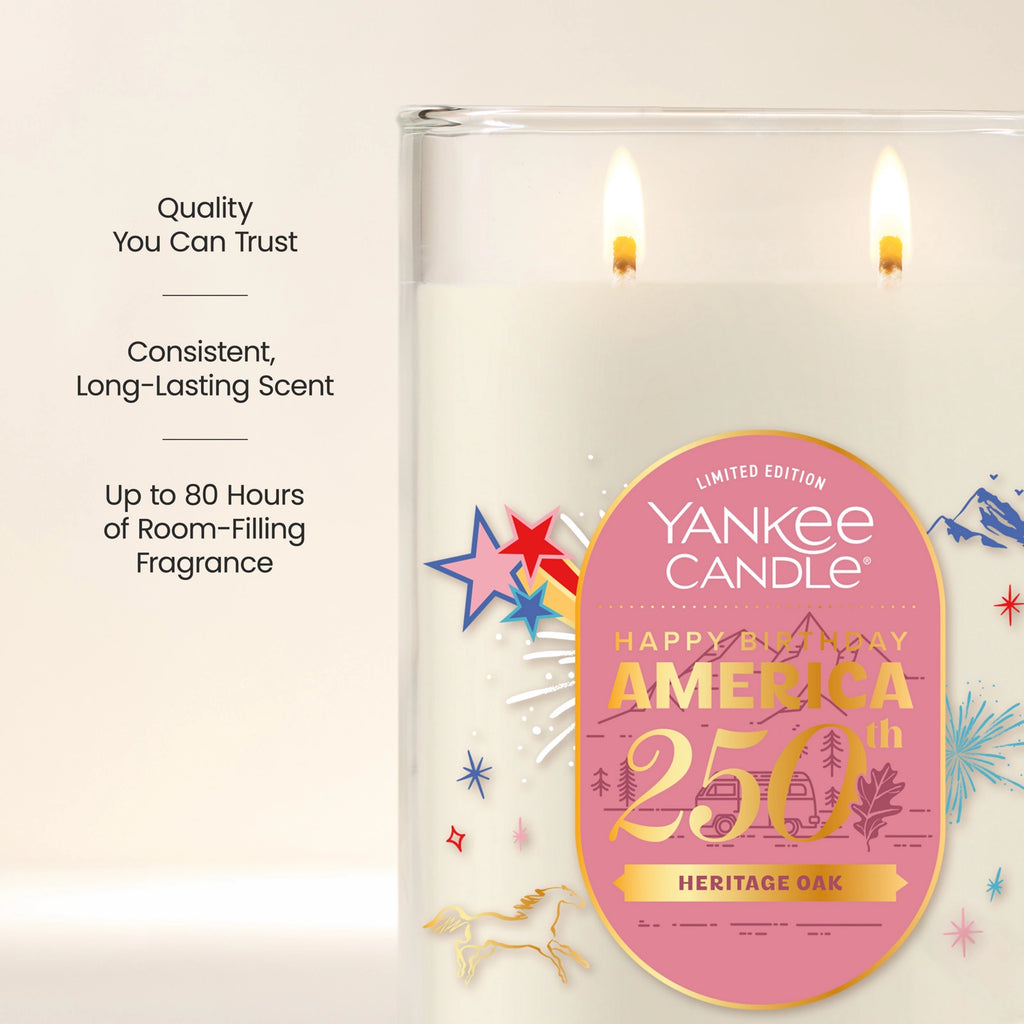 Large Tumbler Candle - Heritage Oak