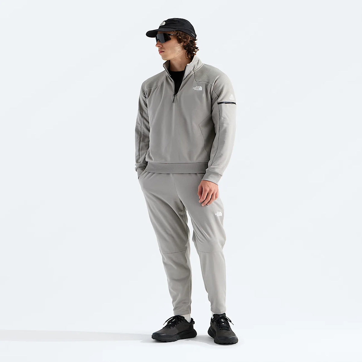 Men's Quarter-Zip Fleece Pullover - Stone