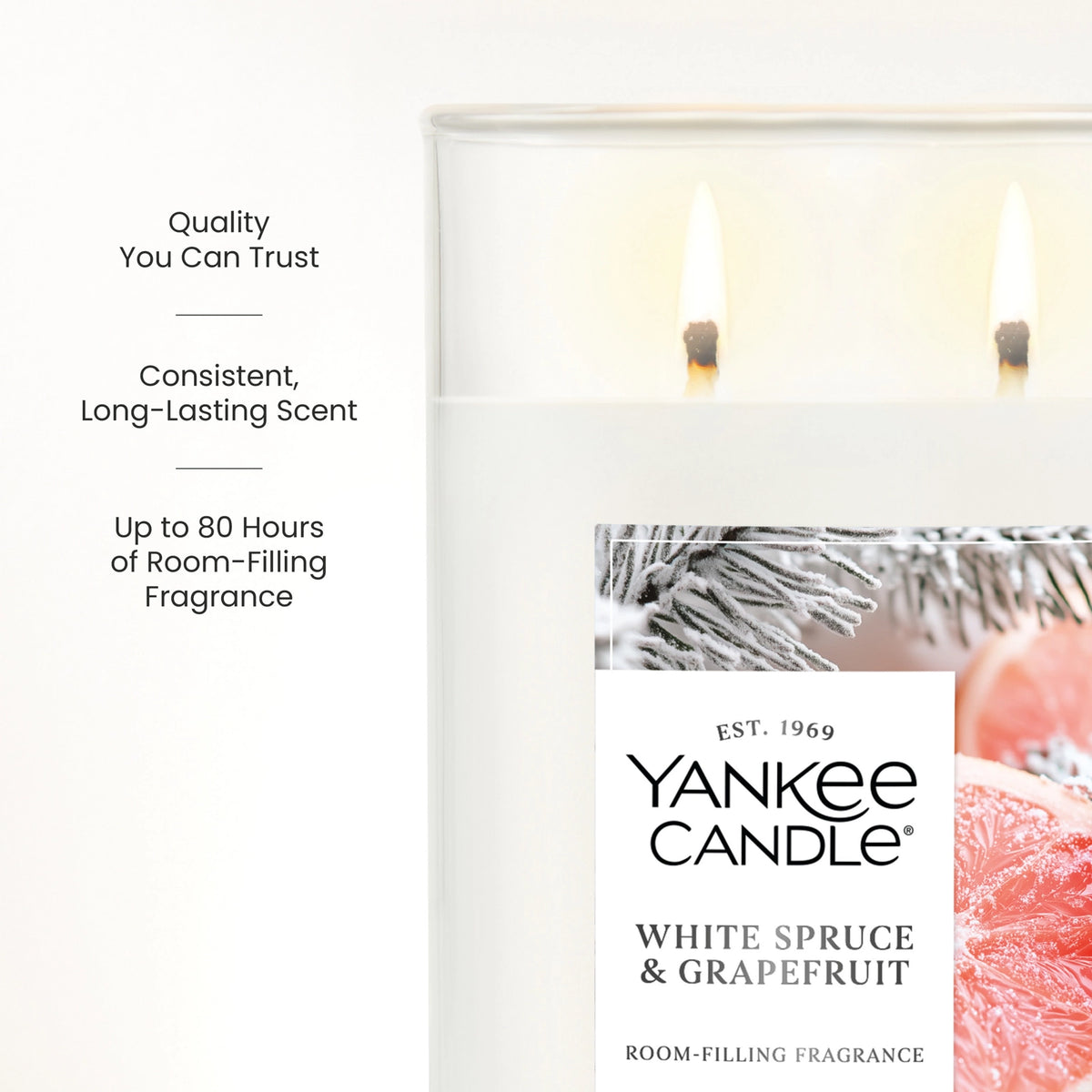 Large Tumbler Candle - Spruce Grapefruit