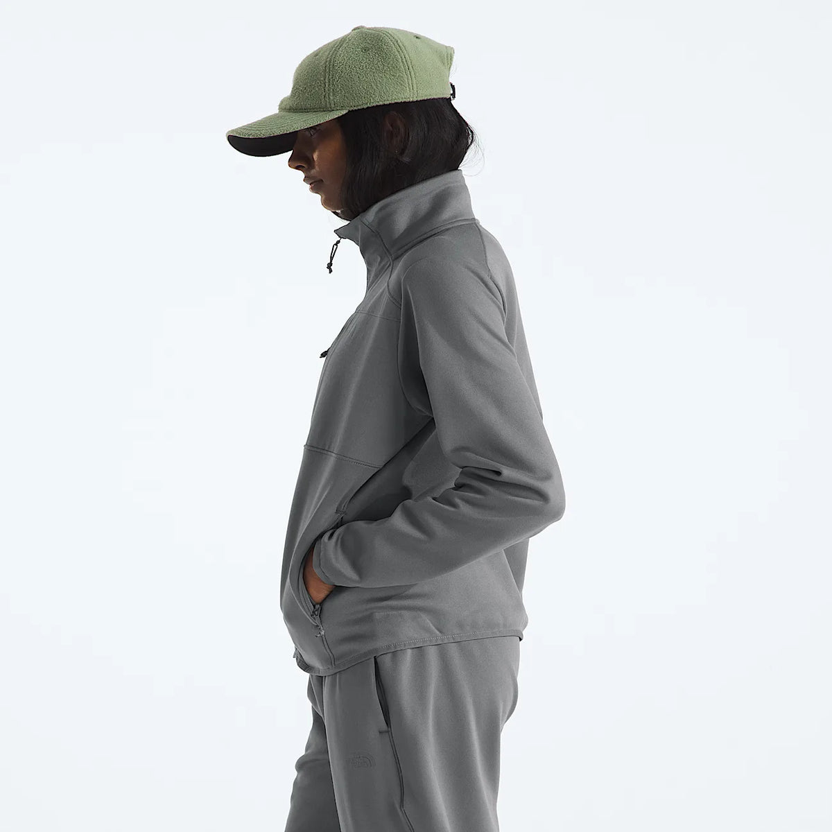 Women's Full-Zip Performance Fleece Jacket - Gray
