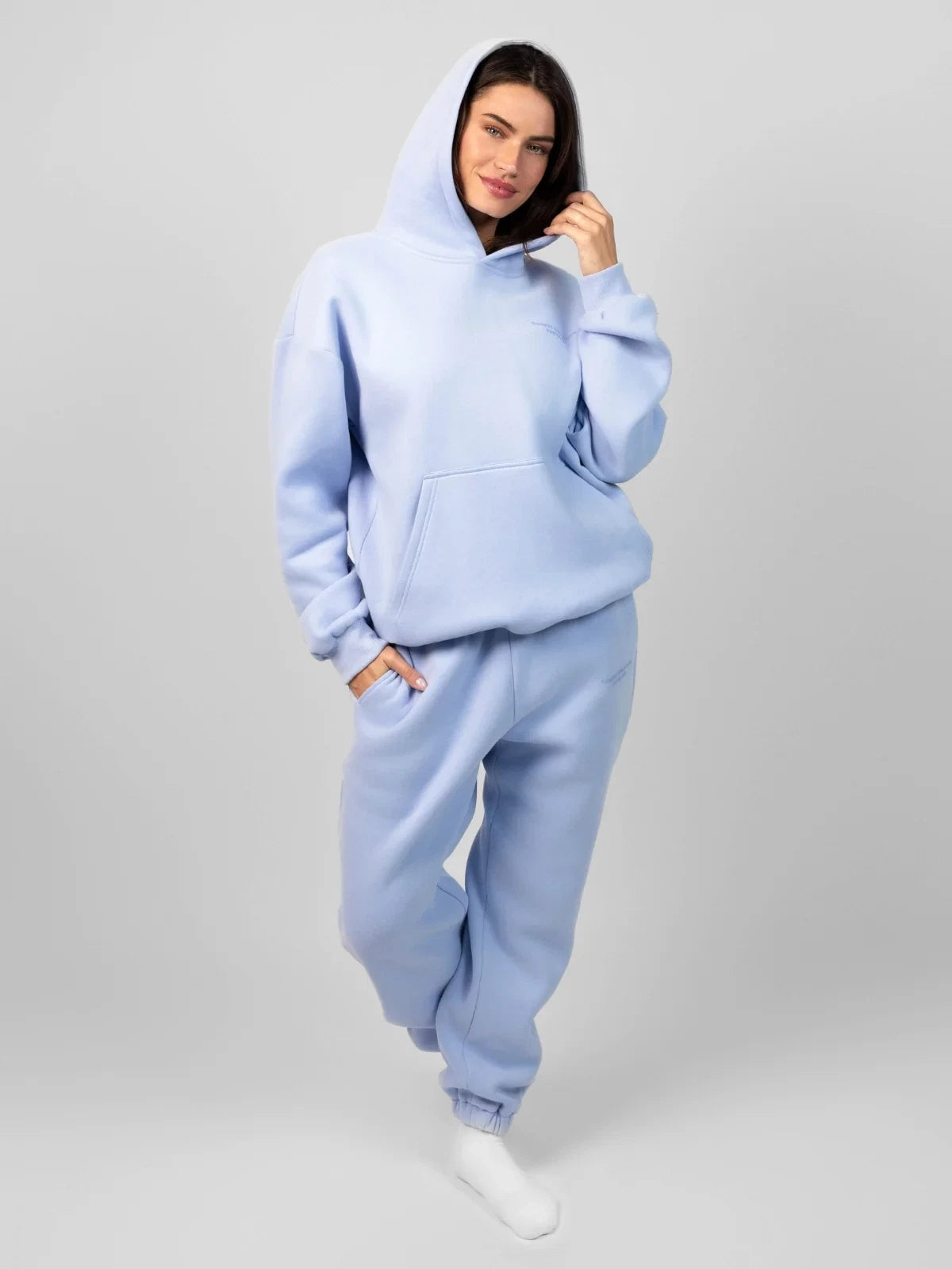 Pastel Jogger Sweatpants - Baby Blue