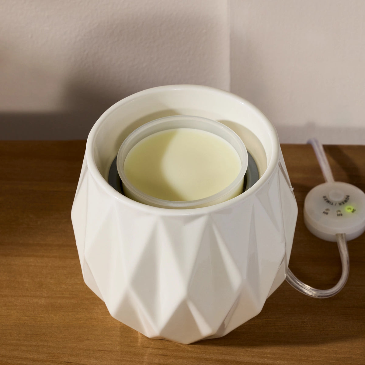 White Sculptural Wax Melt Warmer