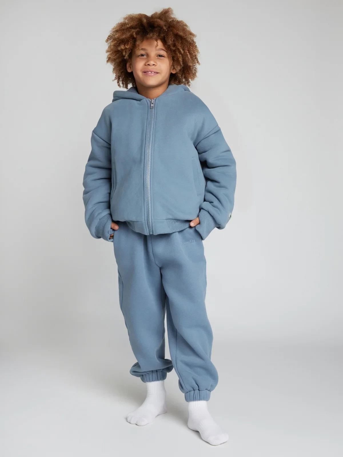 Kids Weighted Hoodie - Sky Blue