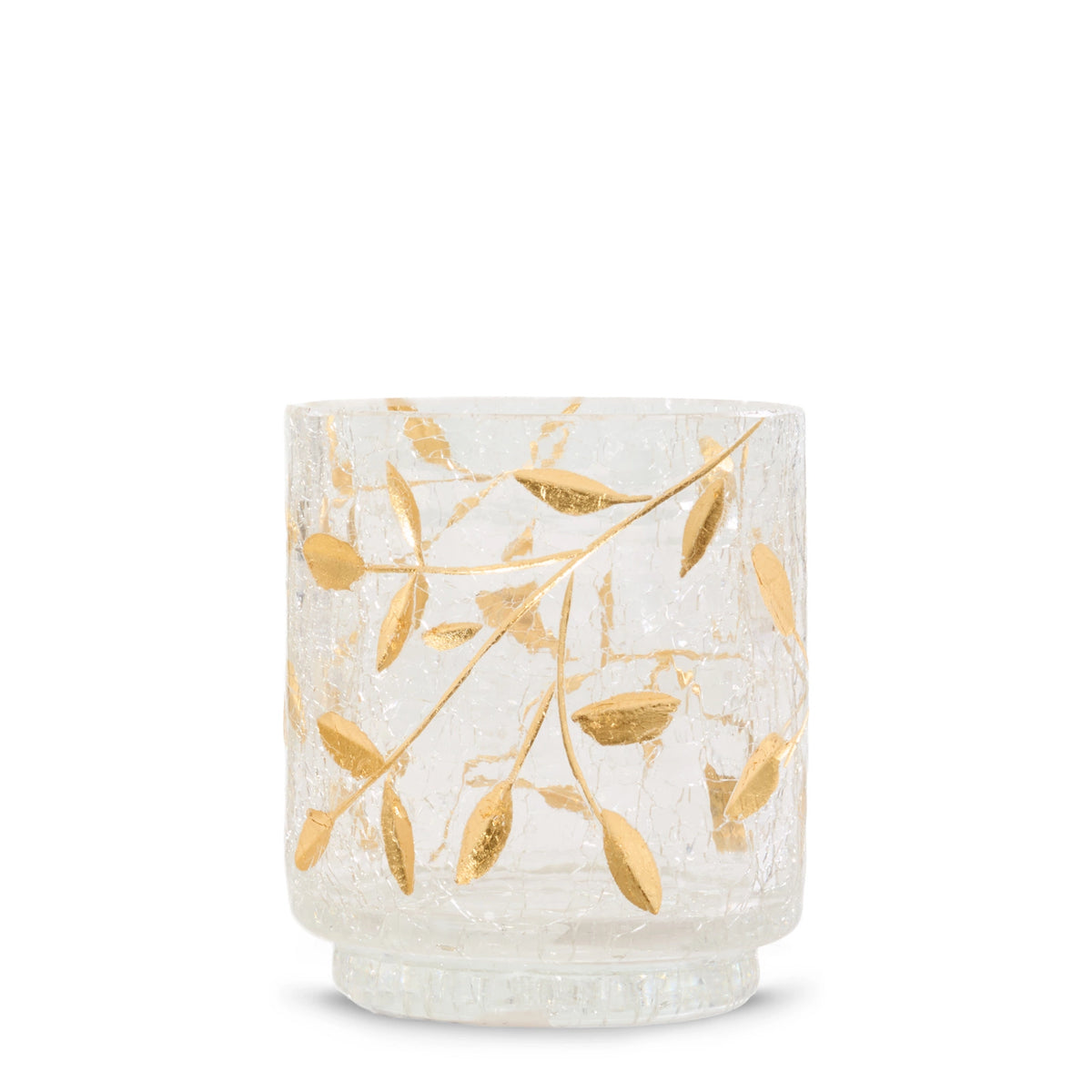 Blossom Tea Light Candle Holder - Gold