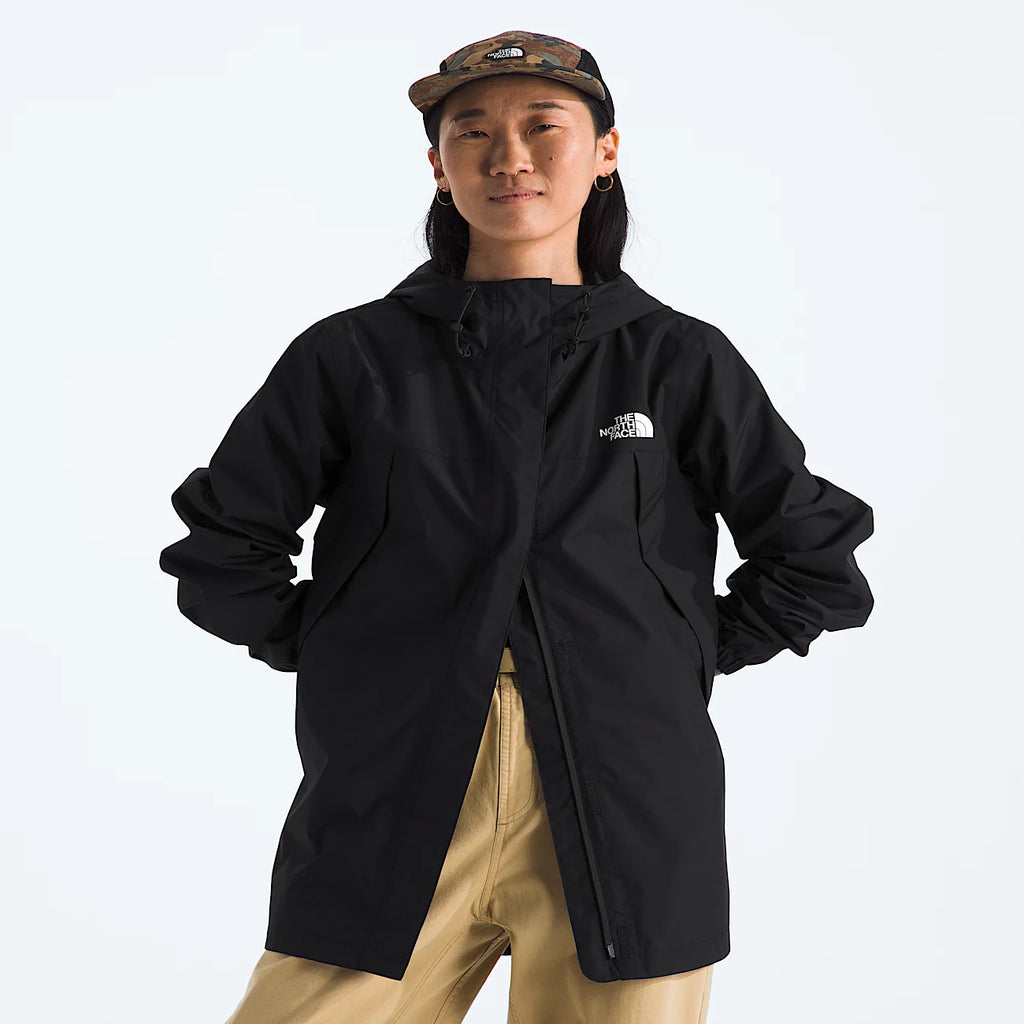 Women's Waterproof Rain Parka - Black