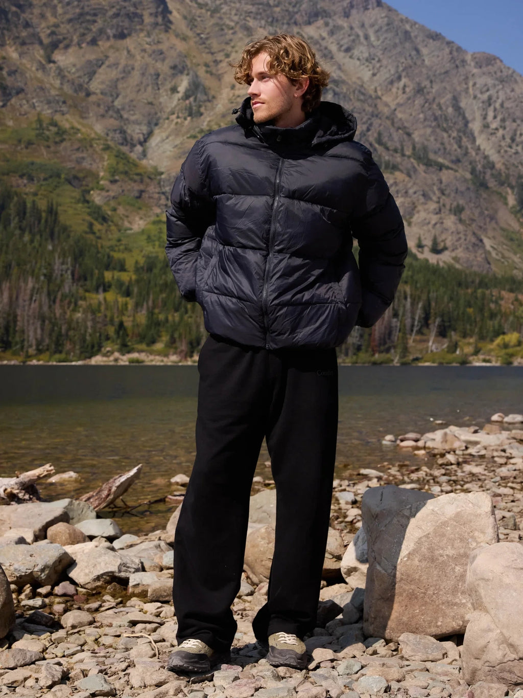 Puffer Jacket - Black