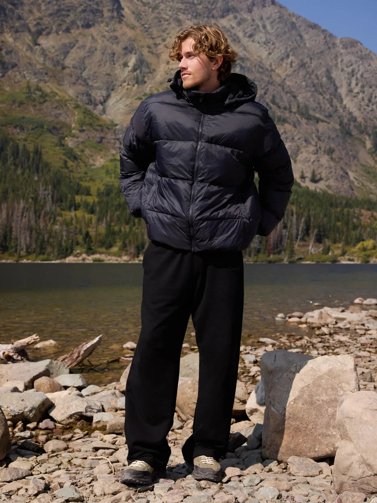 Puffer Jacket - Black