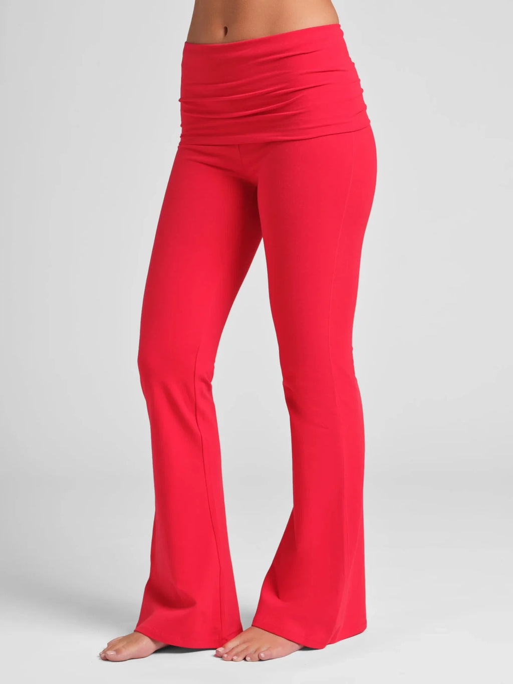 Foldover Lounge Pants - Cherry