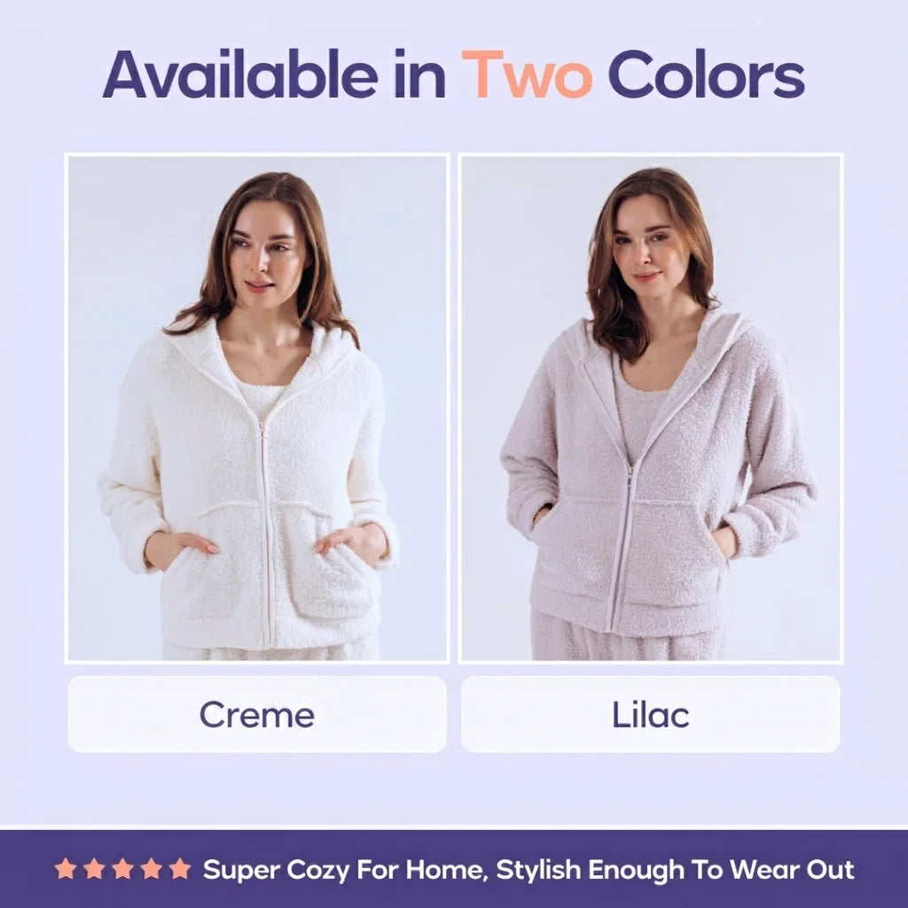Zip-Up Hoodie - Lavender