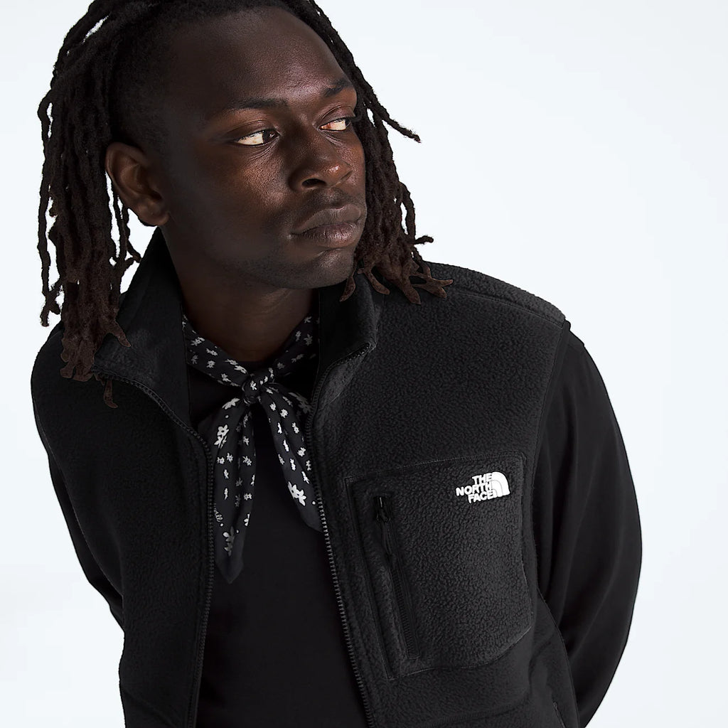 Men's Fleece Vest - Black