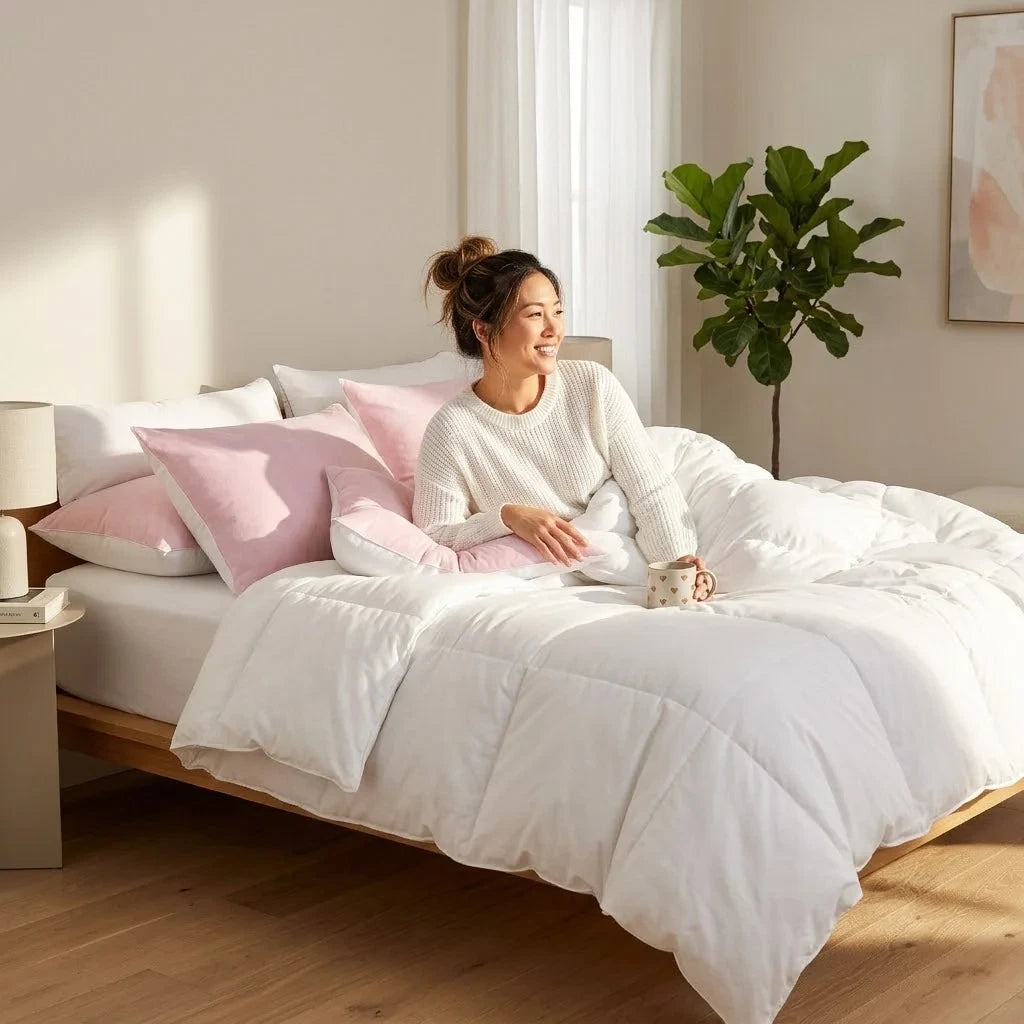 Reversible Cooling Pillowcases, 2-Pack - Pink