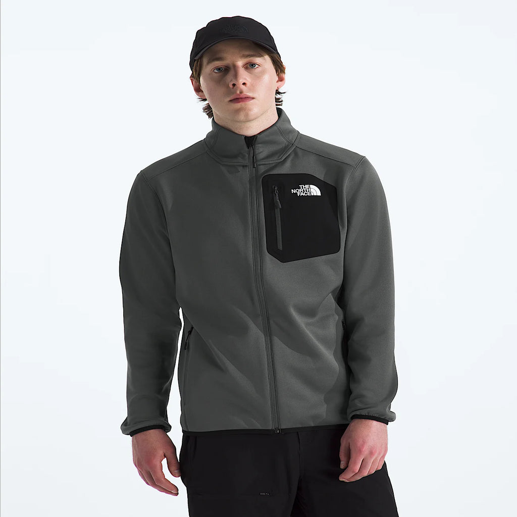 Men's Full-Zip Fleece Jacket - Gray
