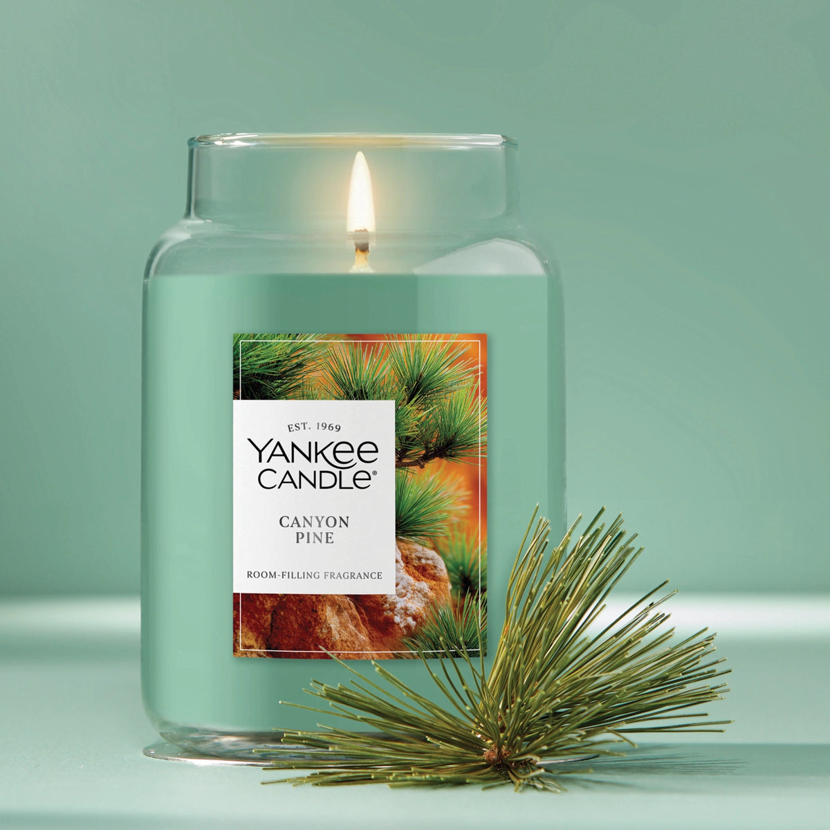 Large Fresh Pine Jar Candle