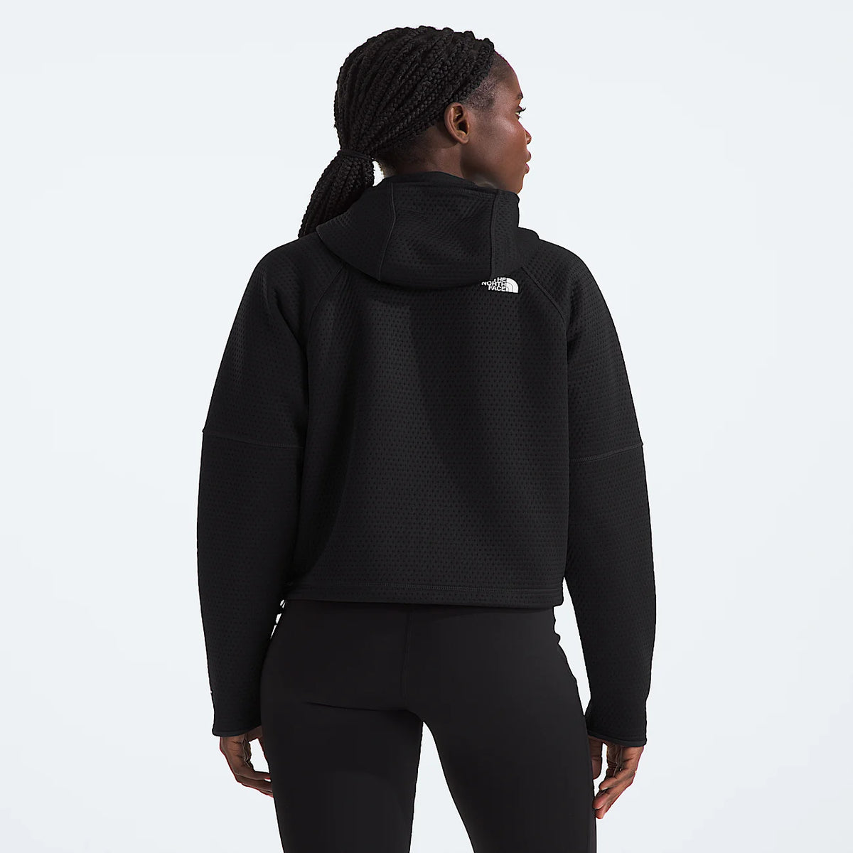 Women's Thermal Full-Zip Hoodie - Black