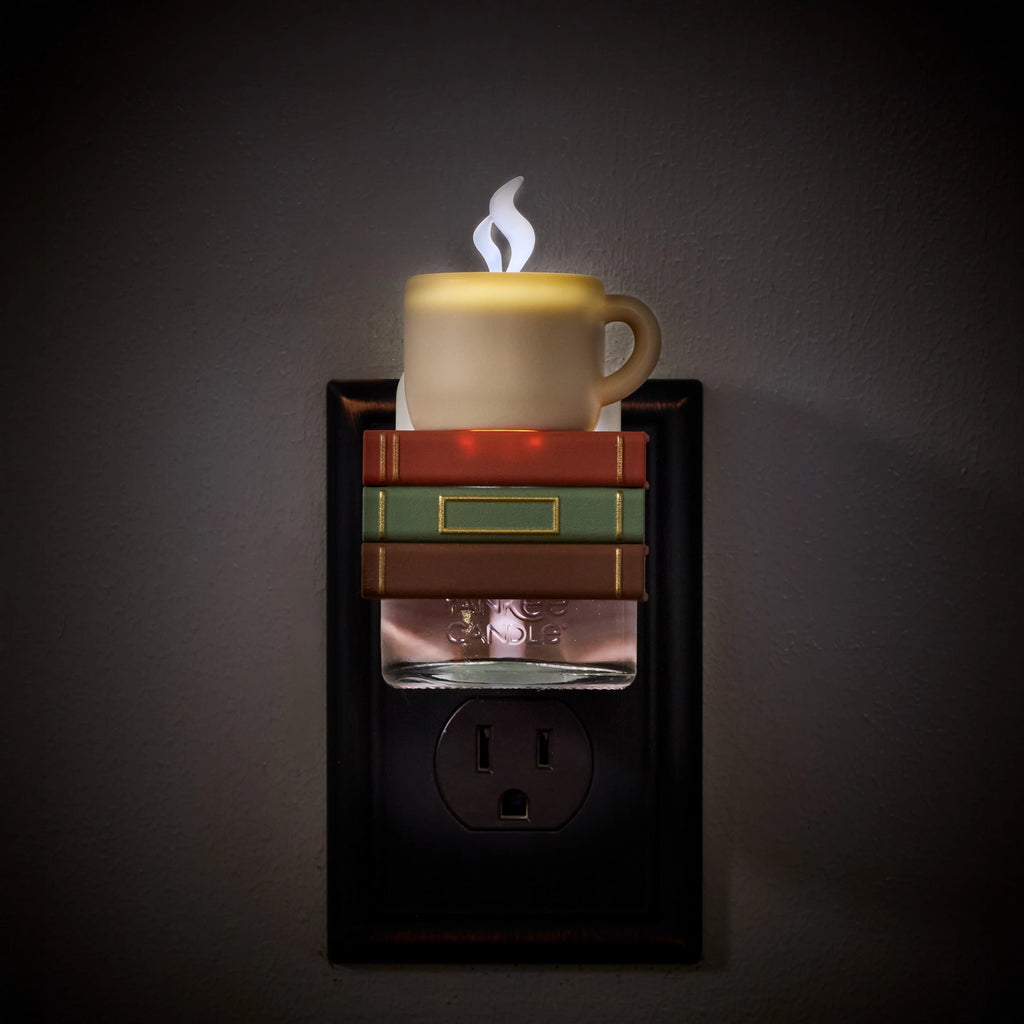 Book Stack Plug-In Diffuser With Light