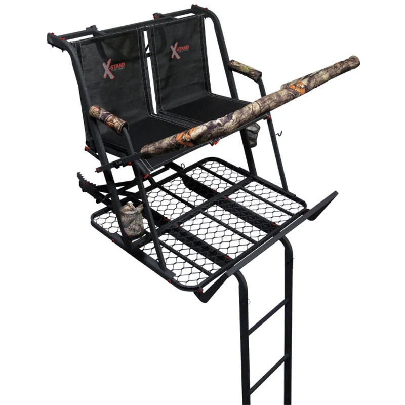 X-Stand Two-Person Ladder Stand, 20 ft - Jayhawk