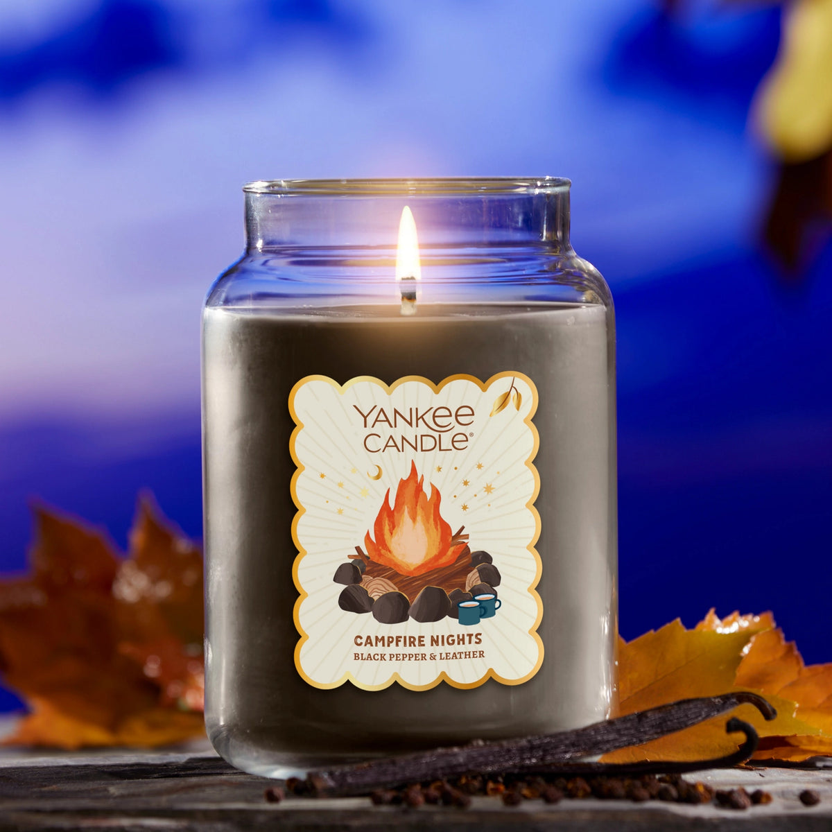 Large Jar Candle - Campfire Woods