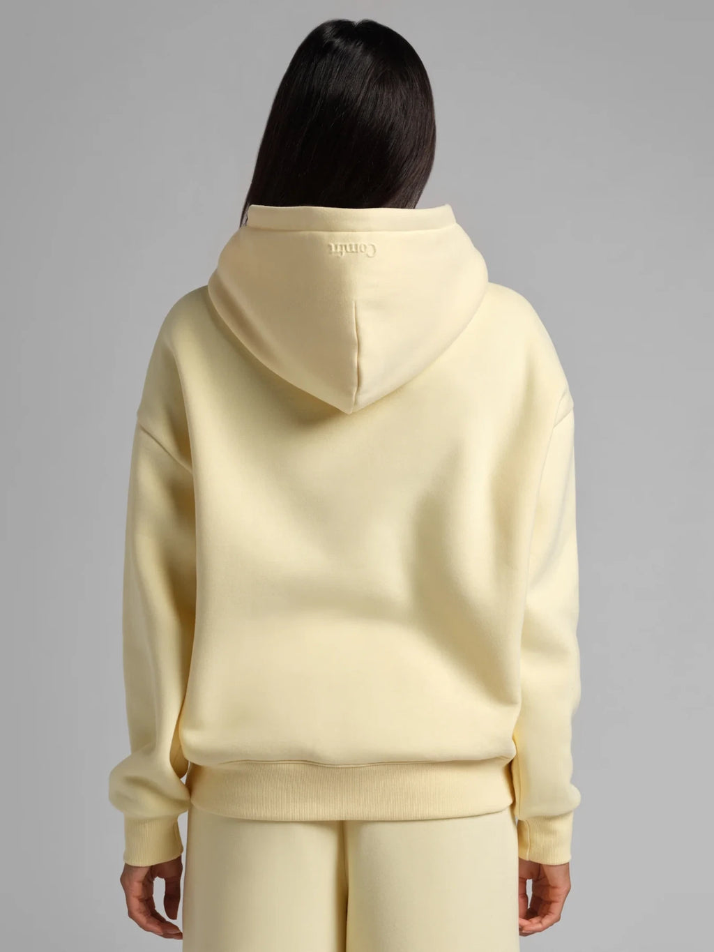 Cropped Pullover Hoodie - Buttercream