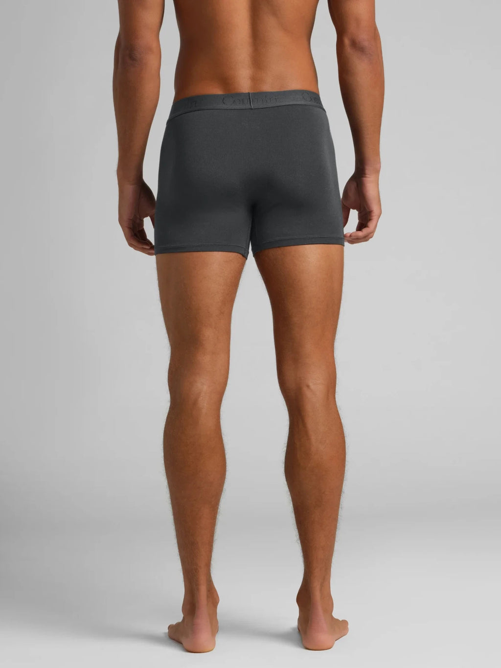 Men's Modal Boxer Brief - Steel Grey