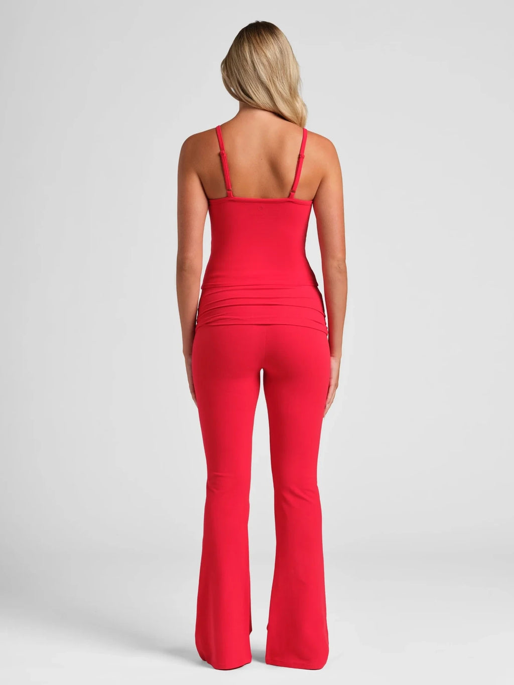 Foldover Lounge Pants - Cherry