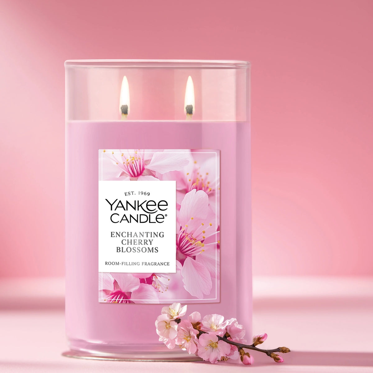 Large Tumbler Candle - Cherry Blossom
