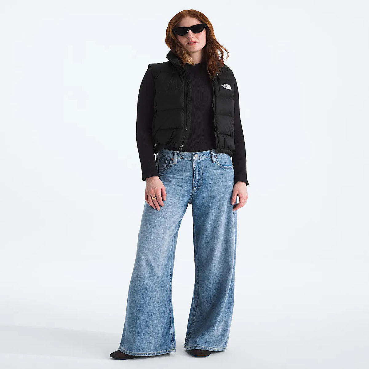 Women's Down A-Line Vest - Black