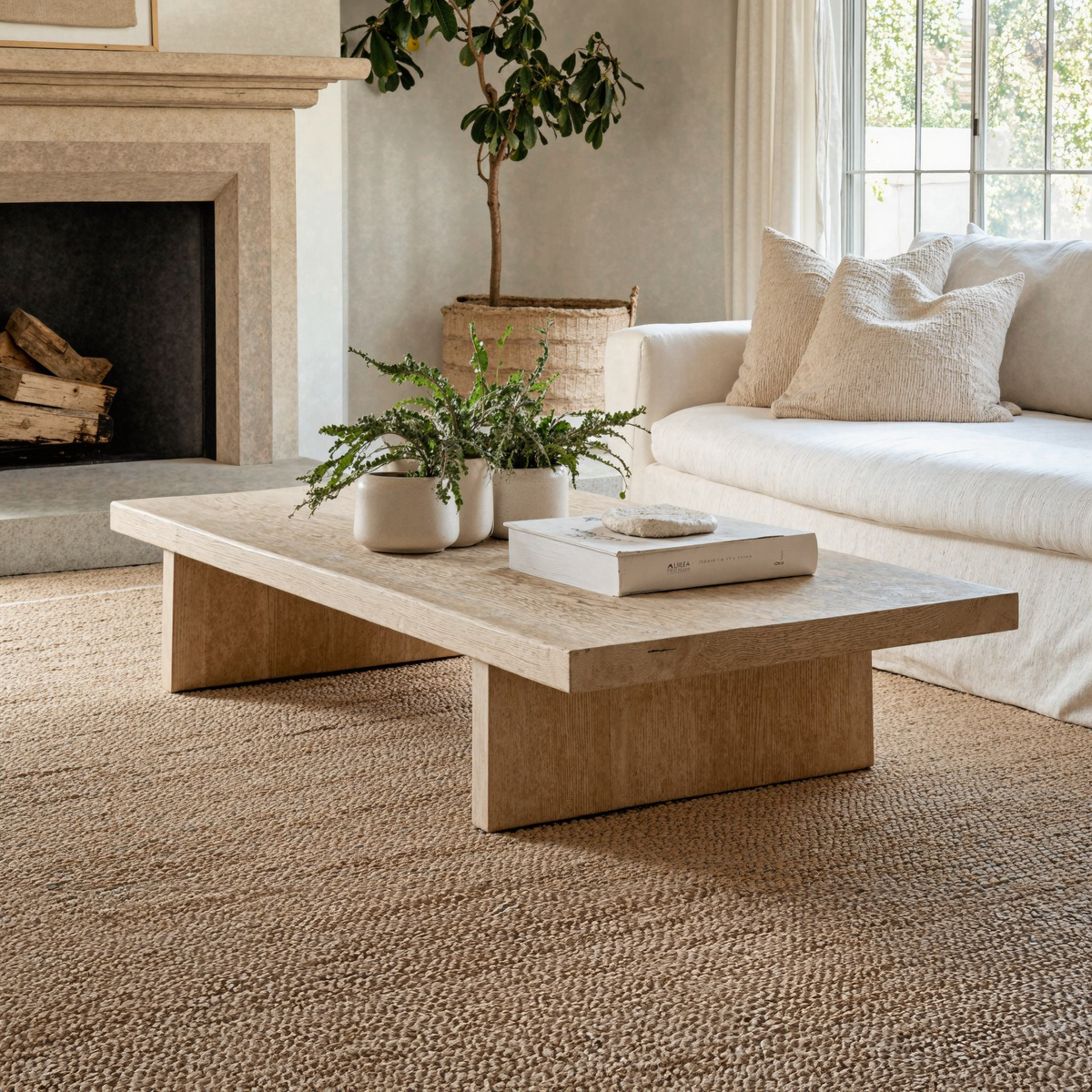 Living Edge Oak Coffee Table